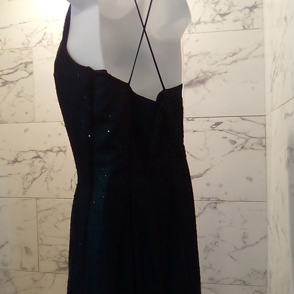 Vintage 90S Glam Sparkle Formal Gown - Picture 12 of 16